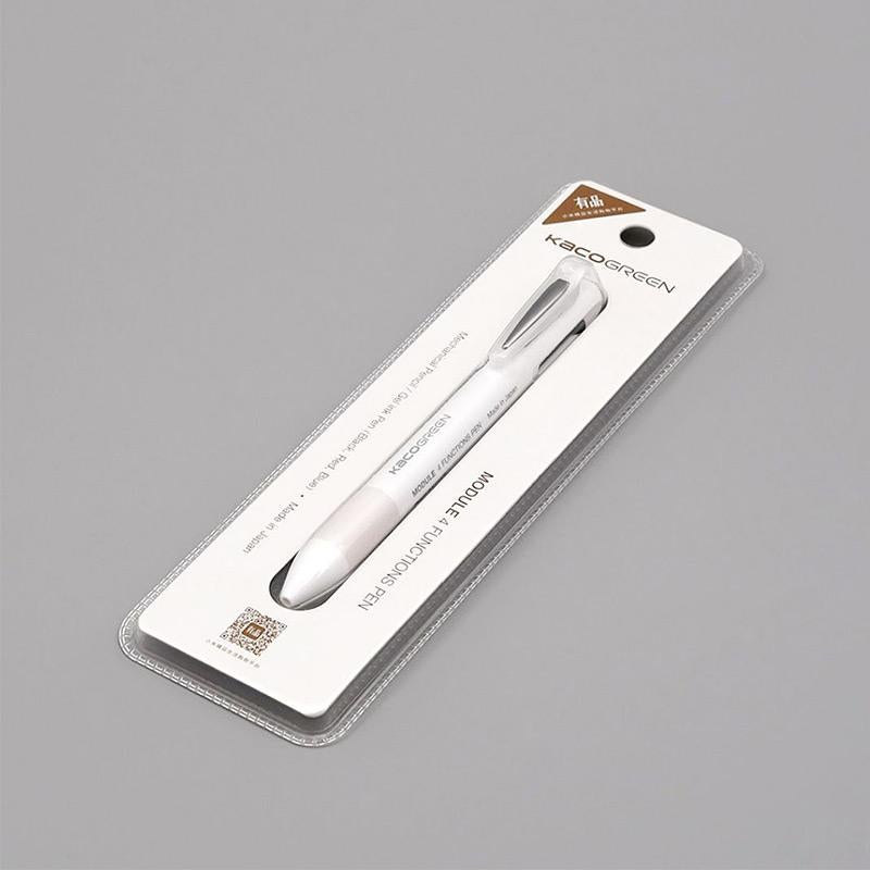 Kaco 4 in 1 Module 0.5mm Gel Pen - INDOFUTURE - Module- Black Body - Gel Pens