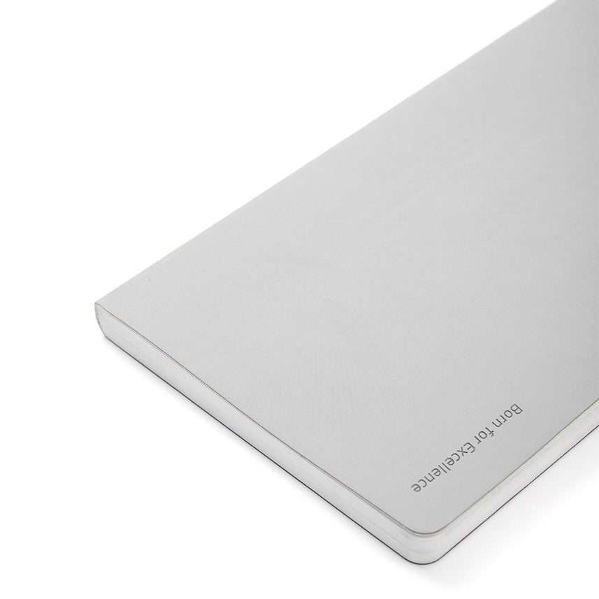 Kaco A5 PU Notebook with Midot Gel Pen Set - INDOFUTURE - Kaco A5 Simple Notebook Set White - Ruled