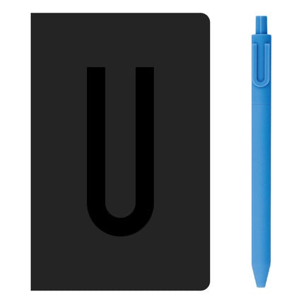 KACO A6 Notebook Letter Pen Set - INDOFUTURE - Alpha Set U - Ruled