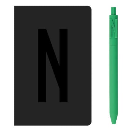 KACO A6 Notebook Letter Pen Set - INDOFUTURE - Alpha Set N - Ruled