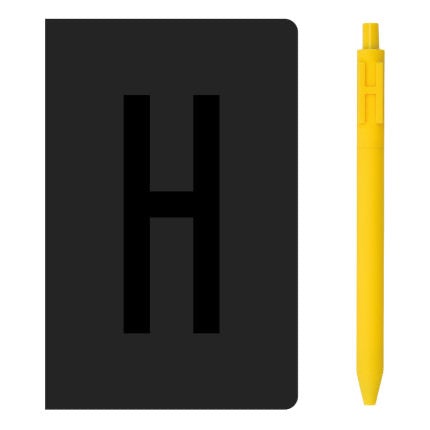 KACO A6 Notebook Letter Pen Set - INDOFUTURE - Alpha Set H - Ruled