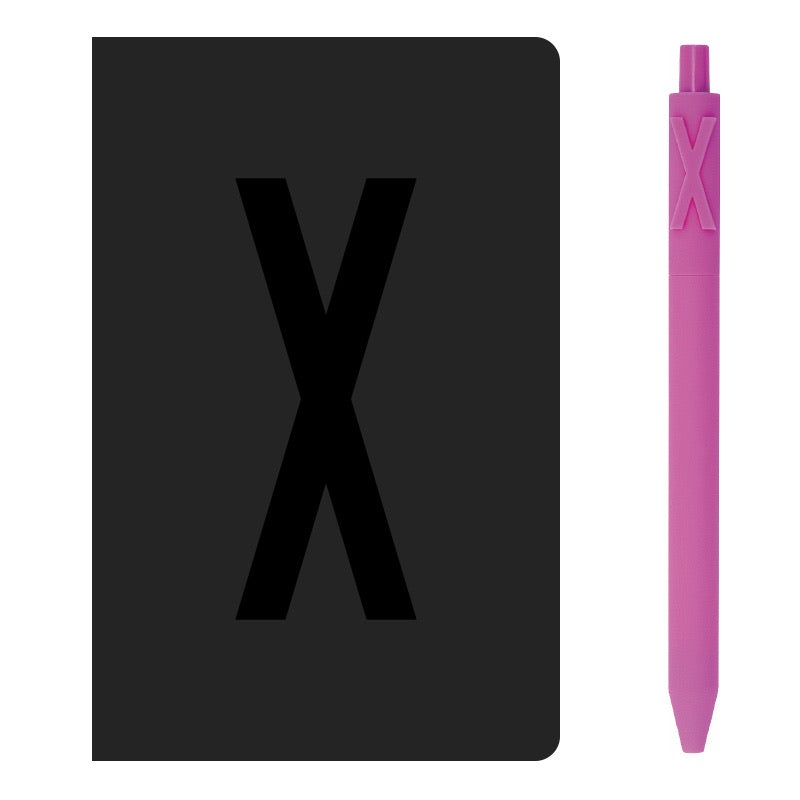 KACO A6 Notebook Letter Pen Set - INDOFUTURE - Alpha Set X - Ruled