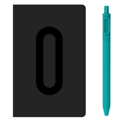 KACO A6 Notebook Letter Pen Set - INDOFUTURE - Alpha Set O - Ruled