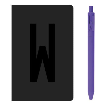 KACO A6 Notebook Letter Pen Set - INDOFUTURE - Alpha Set W - Ruled
