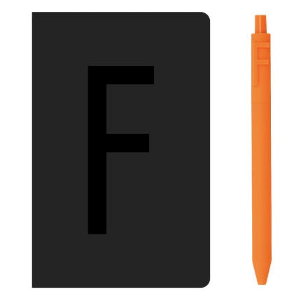 KACO A6 Notebook Letter Pen Set - INDOFUTURE - Alpha Set F - Ruled