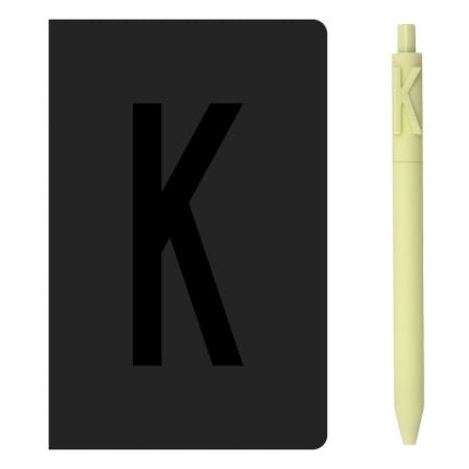 KACO A6 Notebook Letter Pen Set - INDOFUTURE - Alpha Set K - Ruled