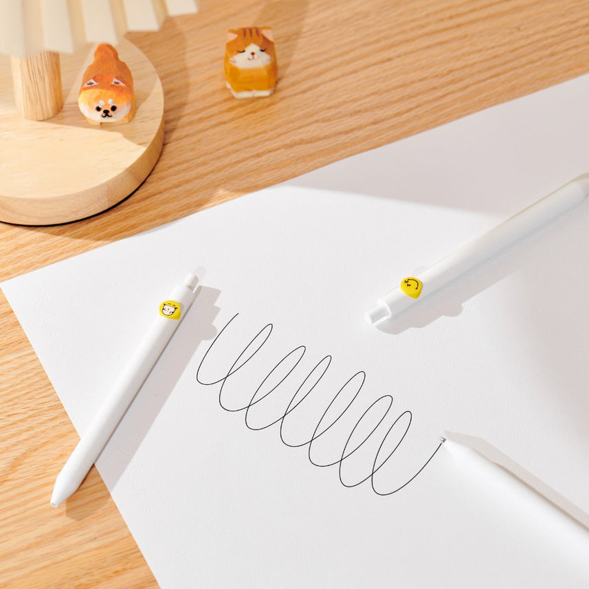 Kaco Beta Smiley World Gel Pen- Pack of 10 - INDOFUTURE - Gel Pens