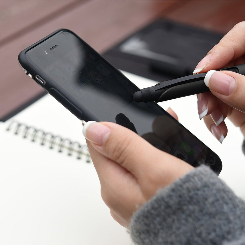 Kaco Dolphin Roller Pen - Black Ink - INDOFUTURE - DF00020002 - Roller Ball Pen