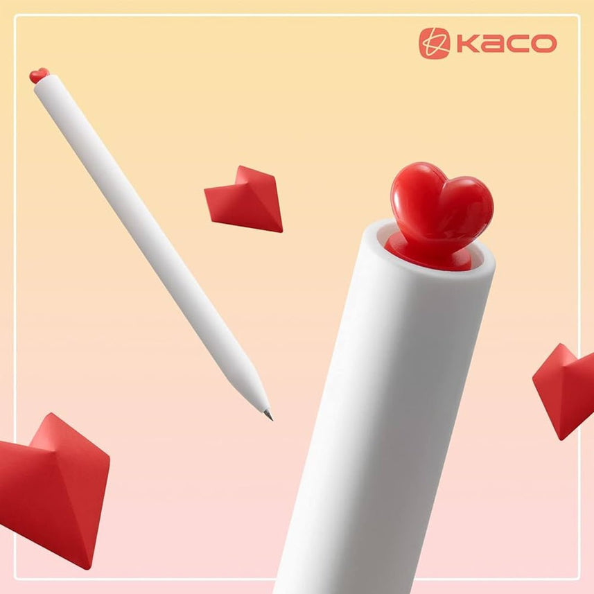 Kaco First Roller Red Heart Pen - INDOFUTURE - K1055 - Gel Pens