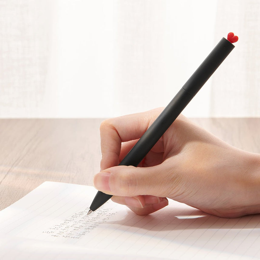 Kaco First Roller Red Heart Pen - INDOFUTURE - K1055 - Gel Pens