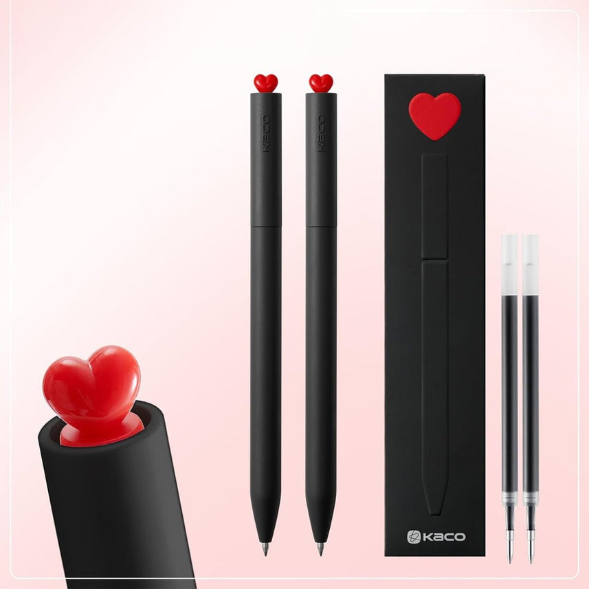Kaco First Roller Red Heart Pen - INDOFUTURE - K1055 - Gel Pens