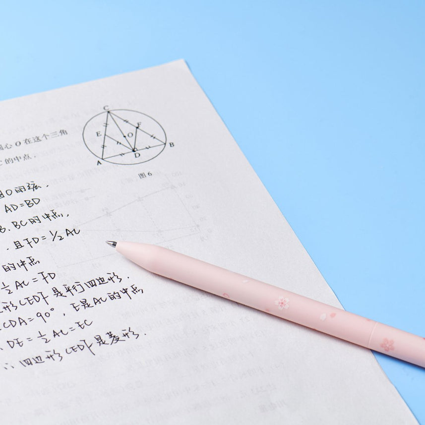 Kaco First Roller Sakura Pink Heart Pen - INDOFUTURE - Gel Pens