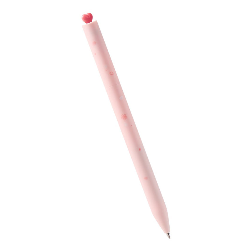 Kaco First Roller Sakura Pink Heart Pen - INDOFUTURE - Gel Pens