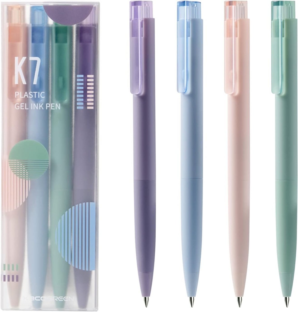 Kaco K7 Flavour Of Northern Europe Gel Ink Pen-Pack Of 4 - INDOFUTURE - Gel Pens