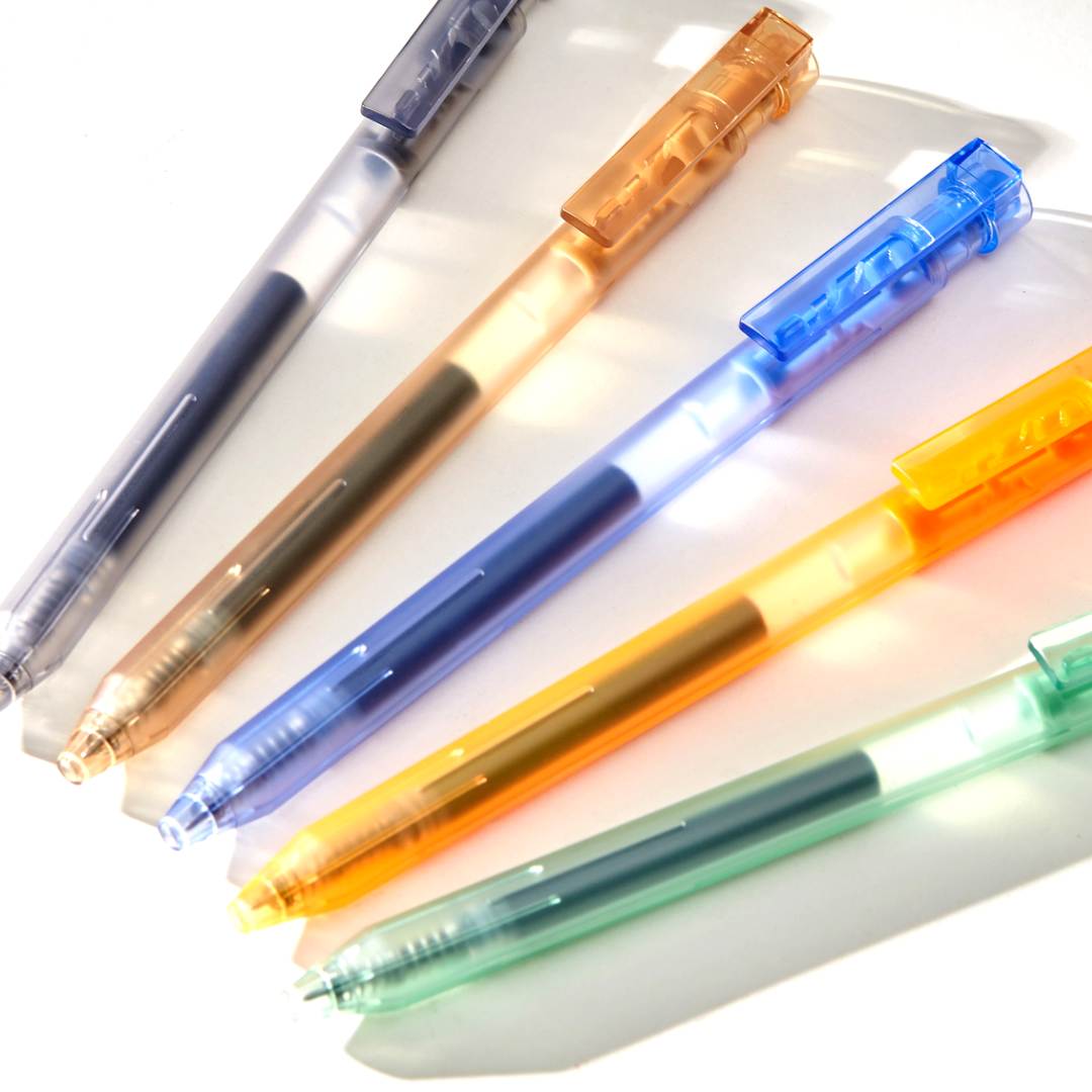 Kaco K8 Gel Pen- Transparent- Pack of 5 - INDOFUTURE - K8 - Gel Pens