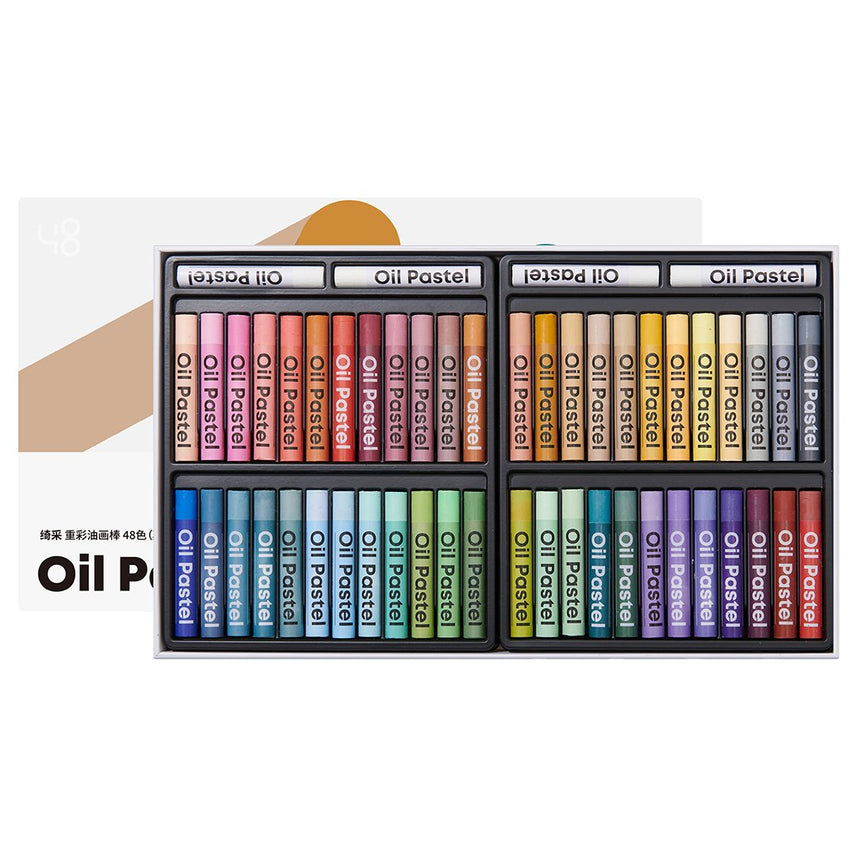 Kaco Kalor Oil Pastels Crayons - Pack of 24 and 48 crayons - INDOFUTURE - Oil Pastels