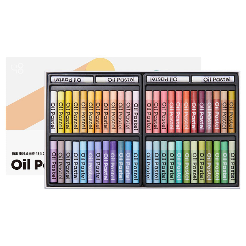 Kaco Kalor Oil Pastels Crayons - Pack of 24 and 48 crayons - INDOFUTURE - Oil Pastels