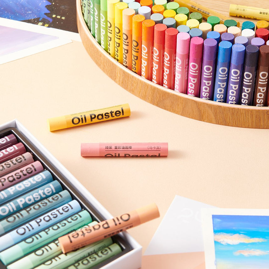 Kaco Kalor Oil Pastels Crayons - Pack of 24 and 48 crayons - INDOFUTURE - Oil Pastels