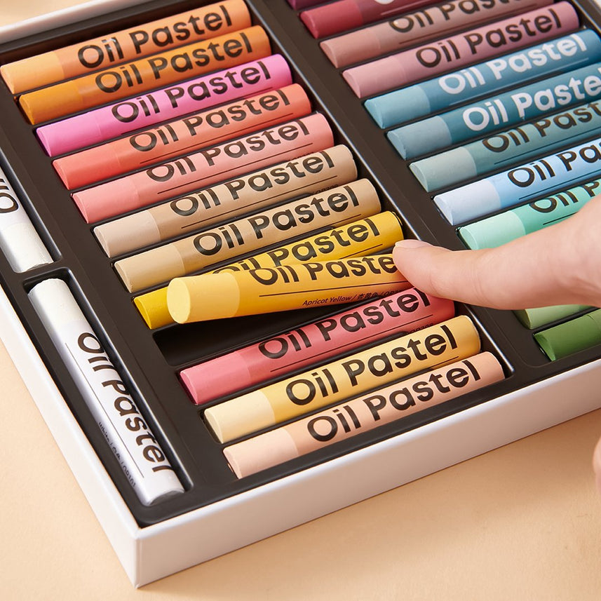 Kaco Kalor Oil Pastels Crayons - Pack of 24 and 48 crayons - INDOFUTURE - KOP - 22 - 01 - Oil Pastels