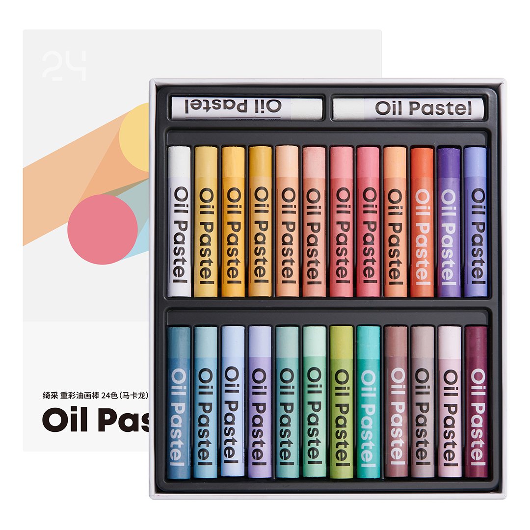 Kaco Kalor Oil Pastels Crayons - Pack of 24 and 48 crayons - INDOFUTURE - Oil Pastels