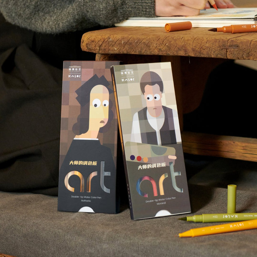 Kaco Kalor Water color pen (double tip) collaboration with National Museum - INDOFUTURE - 200025 - Highlighter