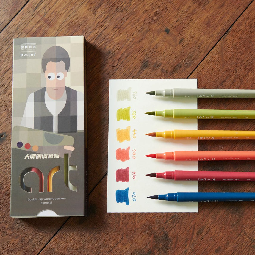Kaco Kalor Water color pen (double tip) collaboration with National Museum - INDOFUTURE - 200025 - Highlighter