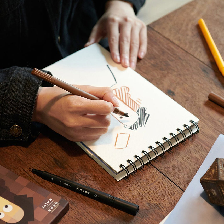 Kaco Kalor Water color pen (double tip) collaboration with National Museum - INDOFUTURE - 200025 - Highlighter