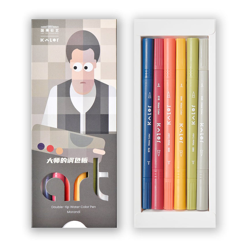 Kaco Kalor Water color pen (double tip) collaboration with National Museum - INDOFUTURE - 200025 - Highlighter
