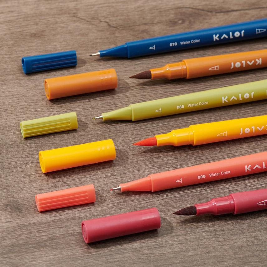 Kaco Kalor Water color pen (double tip) collaboration with National Museum - INDOFUTURE - 200025 - Highlighter