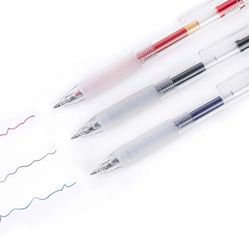 Kaco Keybo Retractable Gel Ink Pen - Pack of 3 - INDOFUTURE - Gel Pens