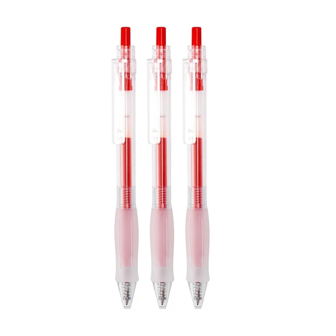 Kaco Keybo Retractable Gel Ink Pen - Pack of 3 - INDOFUTURE - Gel Pens