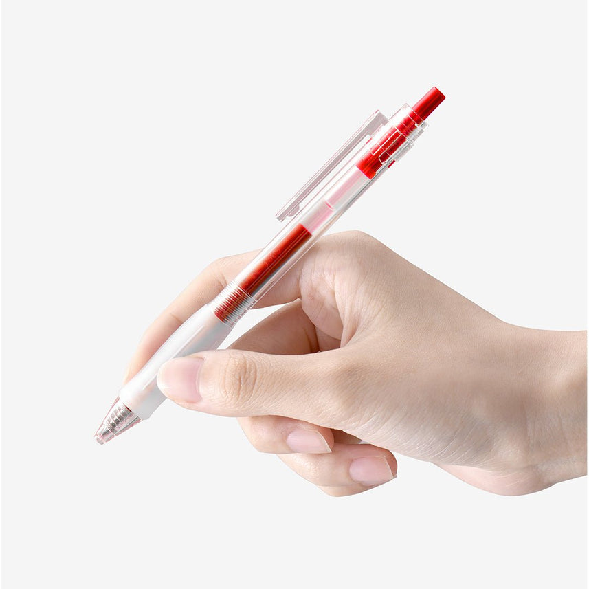 Kaco Keybo Transparent Gel Ink Pen - 5pcs - INDOFUTURE - KJ1003B - Gel Pens