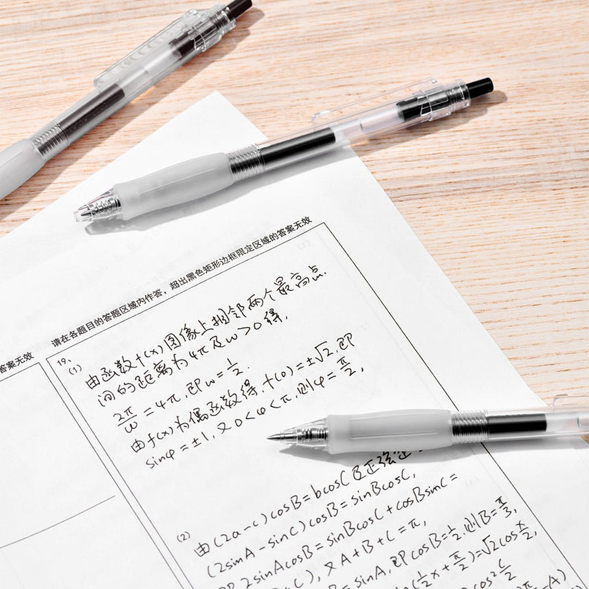 Kaco Keybo Transparent Gel Ink Pen - 5pcs - INDOFUTURE - KJ1003B - Gel Pens