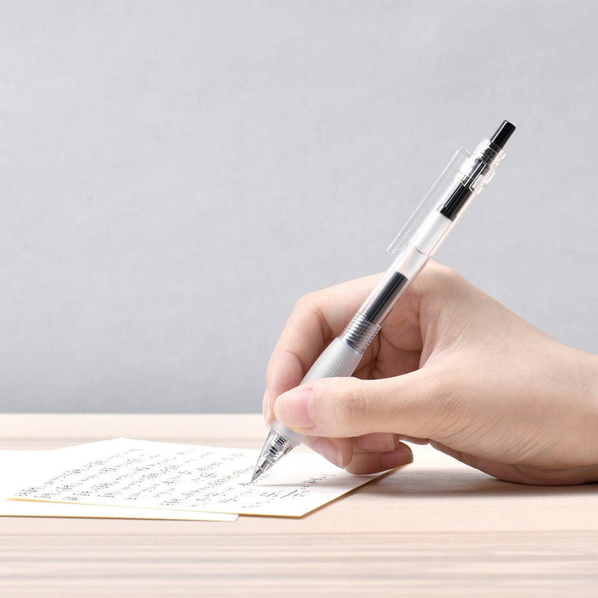 Kaco Keybo Transparent Gel Ink Pen - 5pcs - INDOFUTURE - KB00010073 - Gel Pens