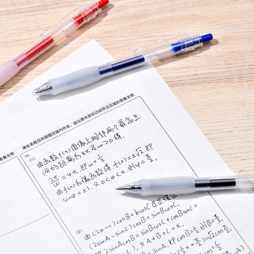 Kaco Keybo Transparent Gel Ink Pen - 5pcs - INDOFUTURE - KB00010073 - Gel Pens