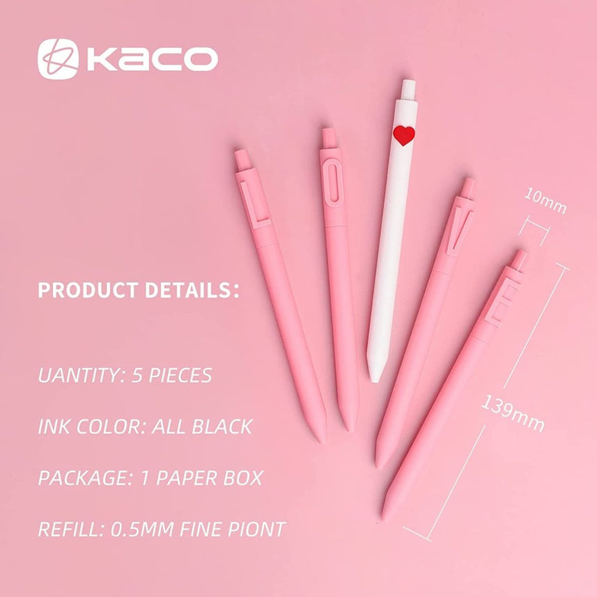 Kaco Love Gel Pen Set 0.5mm - INDOFUTURE - Gel Pens