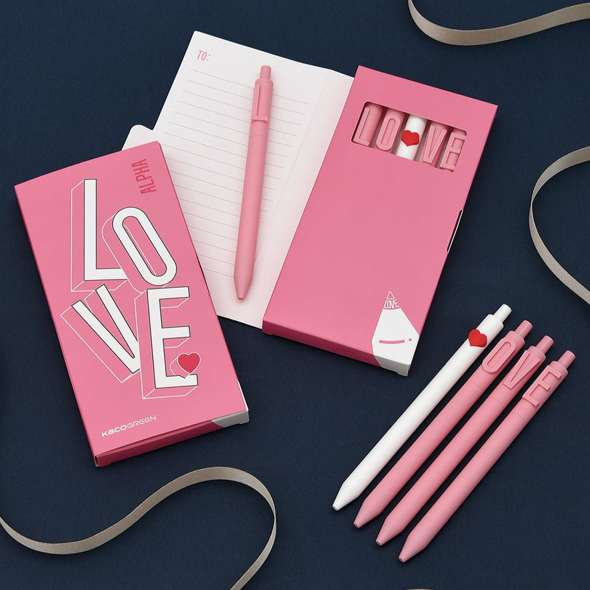 Kaco Love Gel Pen Set 0.5mm - INDOFUTURE - K1032 - Gel Pens