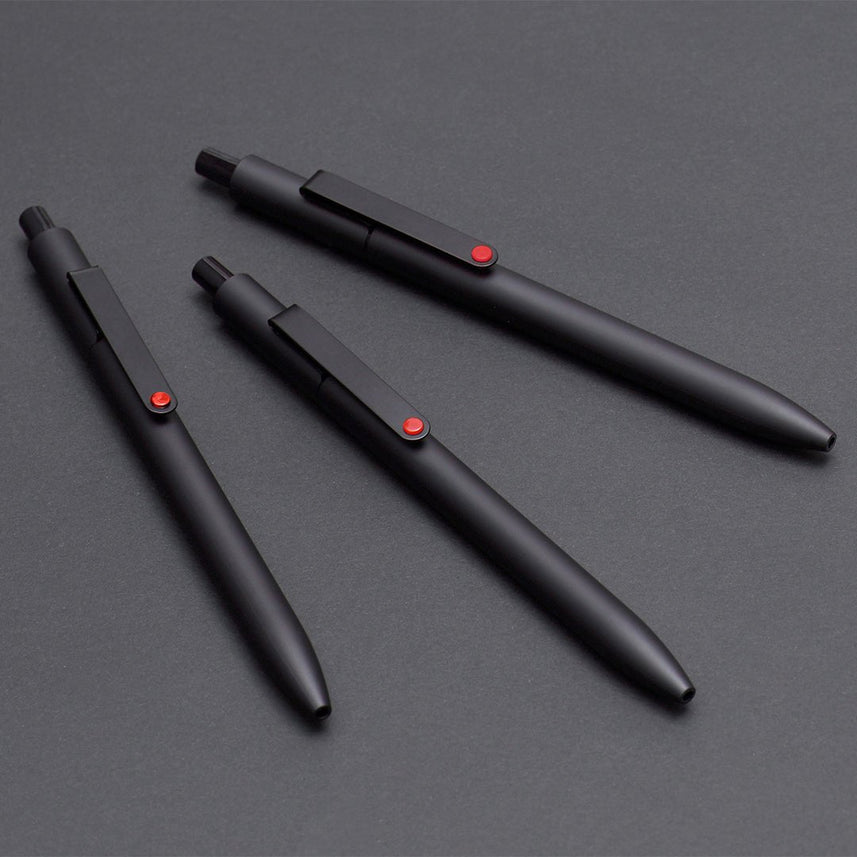 Kaco Midot Black Clip Chrome 0.5mm Gel Pen - INDOFUTURE - K1025 - Gel Pens