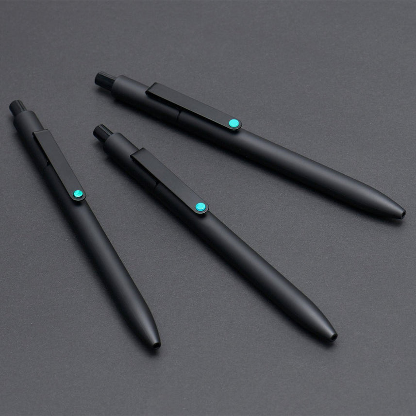 Kaco Midot Black Clip Chrome 0.5mm Gel Pen - INDOFUTURE - K1025 - Gel Pens