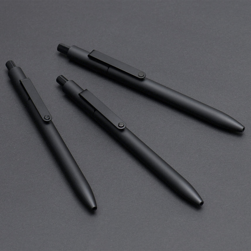 Kaco Midot Black Clip Chrome 0.5mm Gel Pen - INDOFUTURE - K1025 - Gel Pens