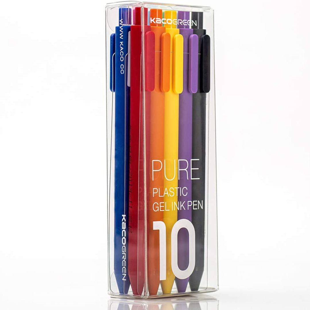 Kaco Pure Assorted colour Gel Pens - INDOFUTURE - Pure-20 - Gel Pens
