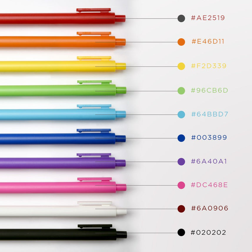 Kaco Pure Assorted colour Gel Pens - INDOFUTURE - Pure-10 - Gel Pens