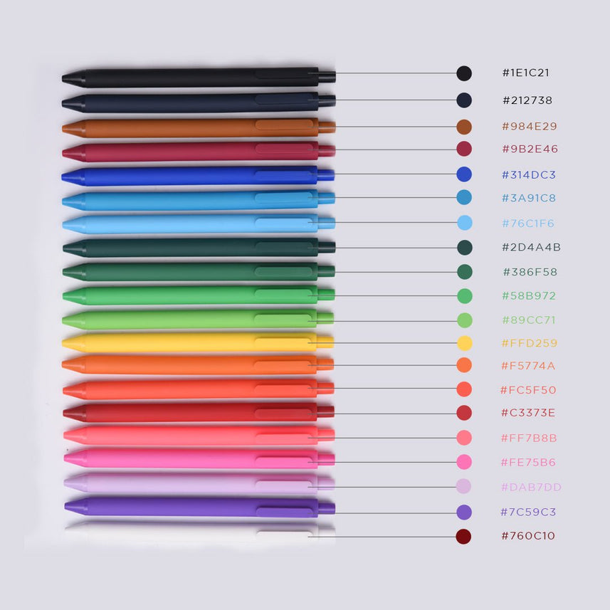 Kaco Pure Assorted colour Gel Pens - INDOFUTURE - Pure-20 - Gel Pens