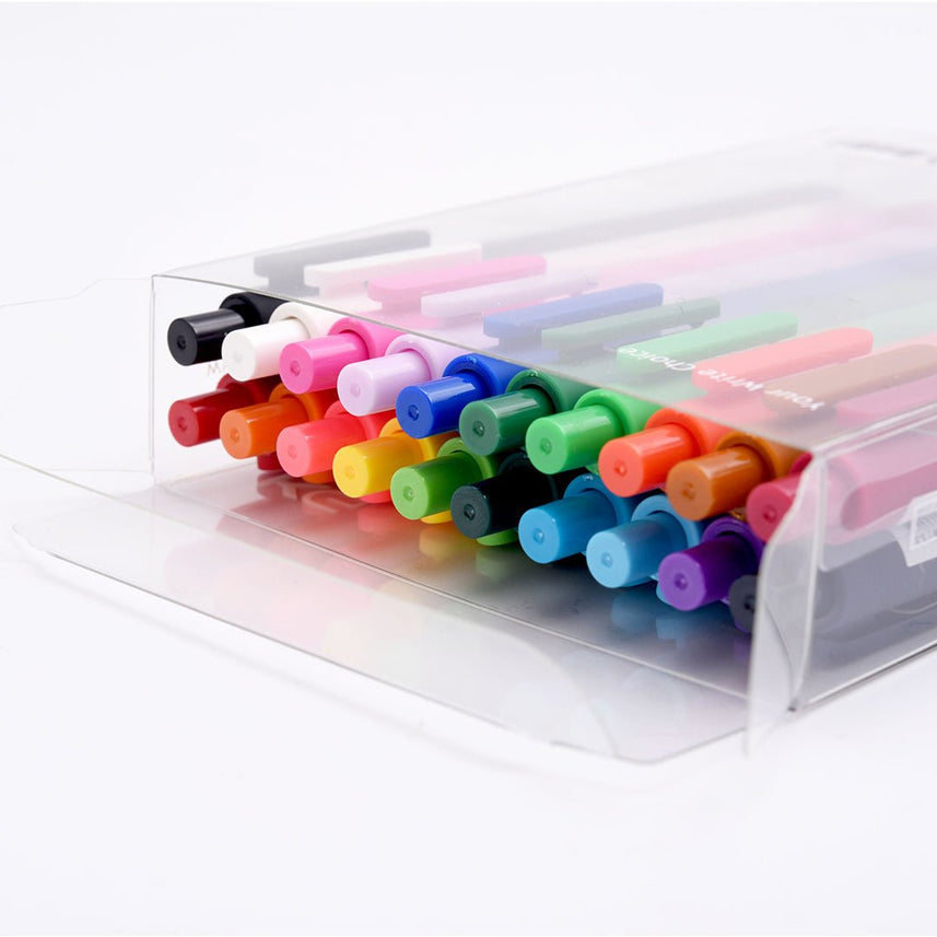 Kaco Pure Assorted Colour Gel Pens - INDOFUTURE - Pure - 20 - Gel Pens