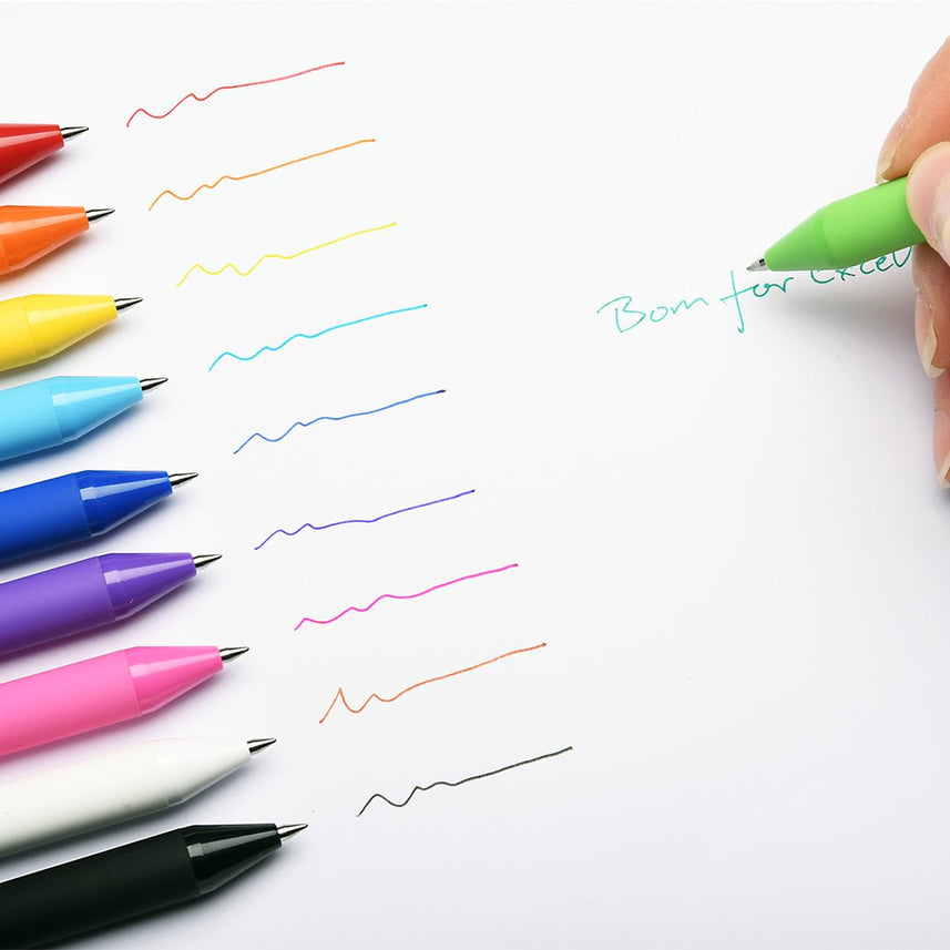 Kaco Pure Assorted Colour Gel Pens - INDOFUTURE - Pure - 20 - Gel Pens