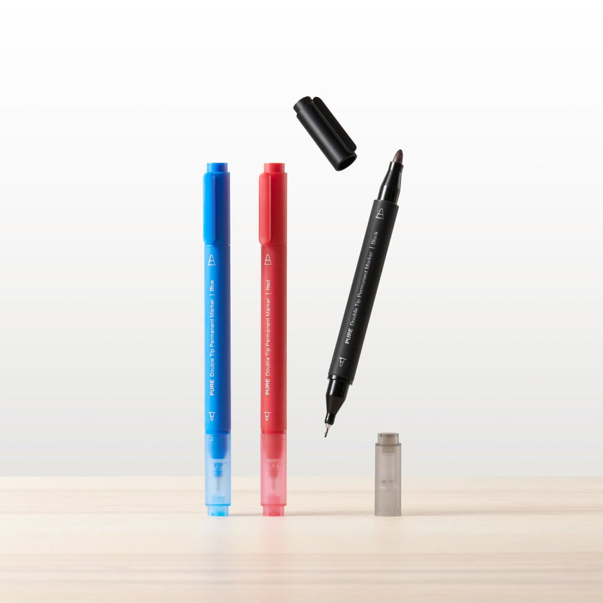 Kaco Pure Double Tip Permanent Marker - INDOFUTURE - Permanent Markers