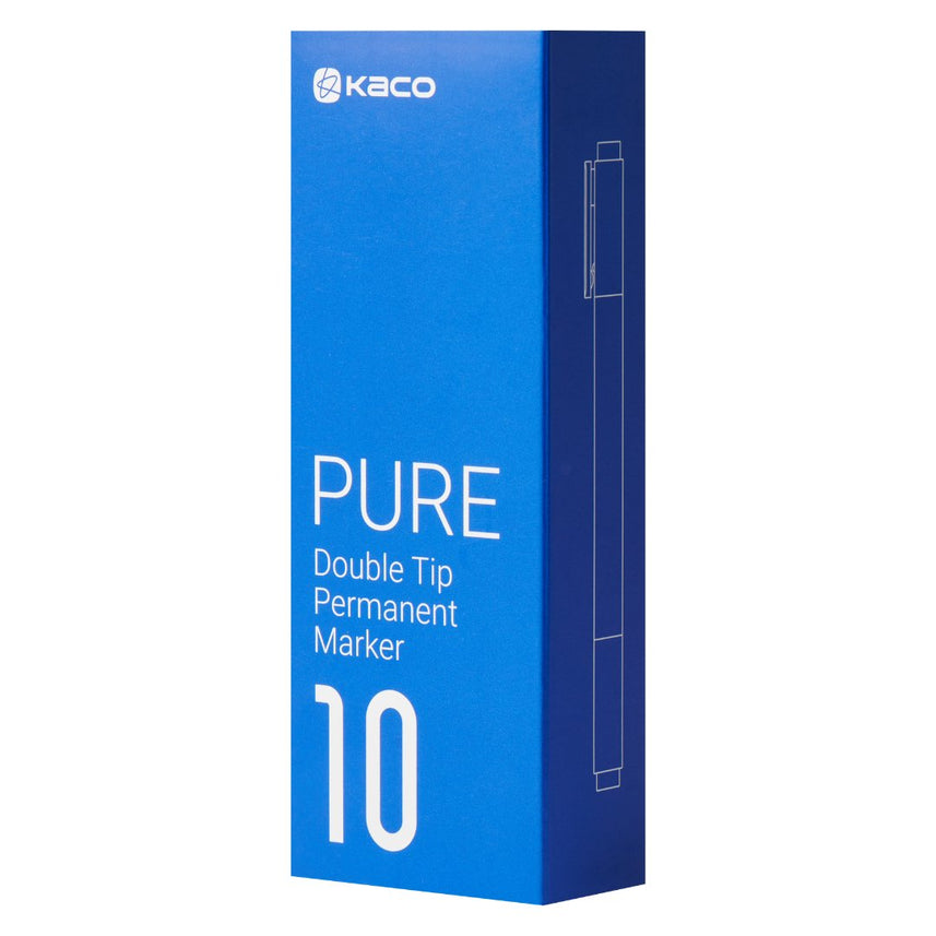 Kaco Pure Double Tip Permanent Marker - INDOFUTURE - Permanent Markers