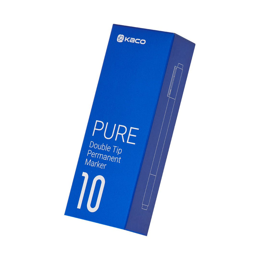 Kaco Pure Double Tip Permanent Marker - INDOFUTURE - K1051 - Permanent Markers