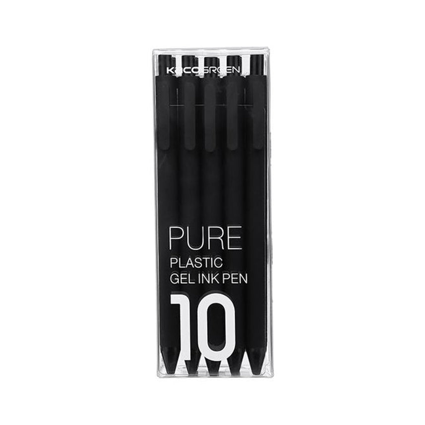 Kaco Pure Gel Pens 0.7mm - Pack of 10 - INDOFUTURE - Gel Pens