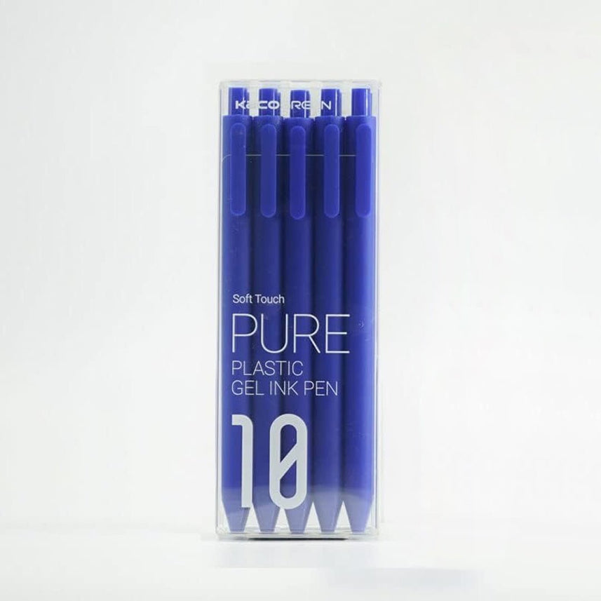 Kaco Pure Gel Pens 0.7mm - Pack of 10 - INDOFUTURE - Gel Pens